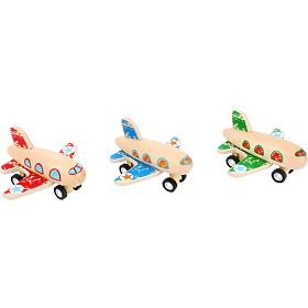 small foot Leseno navijalno letalo 1 kos rdeče