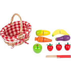 small foot Nakupovalni voziček z zelenjavo