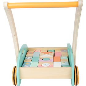 small foot Voziček s kockami