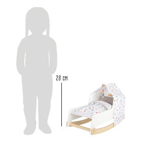 small foot Zibelka za punčke Little Button