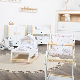 small foot Zibelka za punčke Little Button