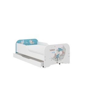 Otroška postelja MIKI 160 x 80 cm - Sladko sanje, Wooden Toys