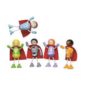 Tidlo Lesene figurice Superjunaki, Tidlo