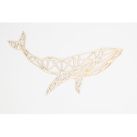 Lesena geometrijska slika - Kit - različne barve, Elka Design