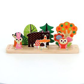 Vilac Lesena logična igra Postavi pravilno! Gozd