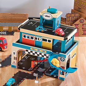 Vilac Lesena vintage garaža Vilacity, Vilac