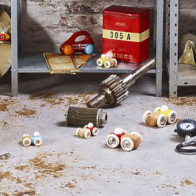 Vilac Leseni avto GM rdeč