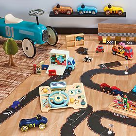 Vilac Leseni avto Old Sport Compet naravni