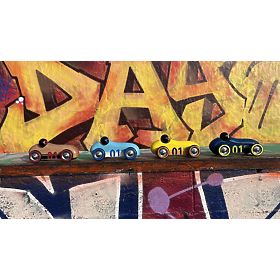 Vilac Leseni avto Old Sport Compet naravni