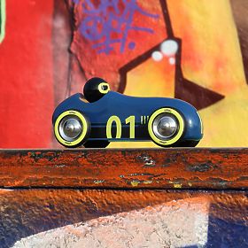 Vilac Leseni avto Old Sport Compet temno moder