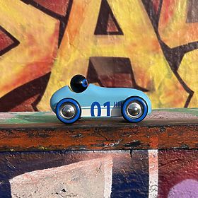 Vilac Leseni avto Old Sport Compet turkizno, Vilac