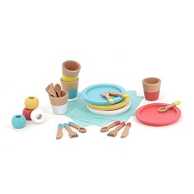 Vilac Leseni jedilni set 28 delov