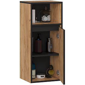 VISEČA KOPALNIŠKA OMARICA VAMI W35 1D 1W HRAST CRAFT / ČRNA