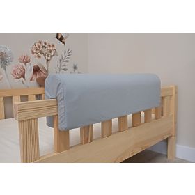 Zaščita za posteljo Ourbaby - Jersey - Svetlo siva