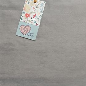 Zaščitna ograja za posteljico - svetlo siva