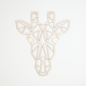 Lesena geometrijska slika - Žirafa - različne barve, Elka Design