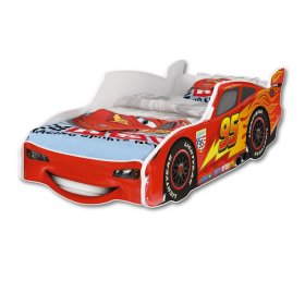 Avto Postelja McQueen Lightning - rdeča, BabyBoo, Cars